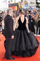 81st Mostra - Lady Gaga And Fiance Walk The Red Carpet