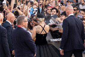 81st Mostra - Lady Gaga And Fiance Walk The Red Carpet