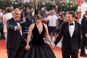 81st Mostra - Lady Gaga And Fiance Walk The Red Carpet