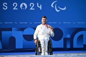 Paris 2024 Paralympics - Cycling Time Trial - Medal Ceremony