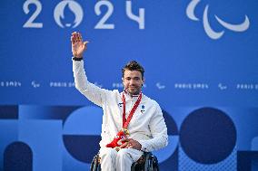 Paris 2024 Paralympics - Cycling Time Trial - Medal Ceremony