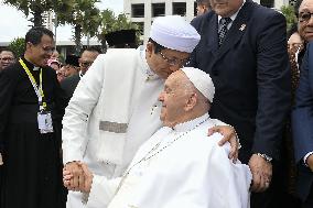 Pope Francis At Interreligious Meeting - Jakarta