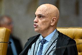 Brazil's Supreme Court Justice Alexandre De Moraes