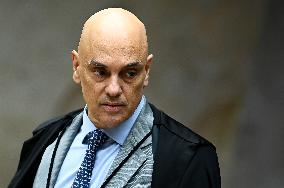 Brazil's Supreme Court Justice Alexandre De Moraes