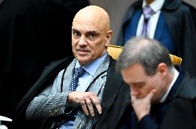 Brazil's Supreme Court Justice Alexandre De Moraes