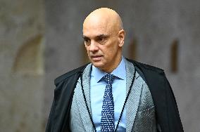 Brazil's Supreme Court Justice Alexandre De Moraes