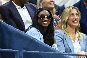 US Open - Simone Biles Attending