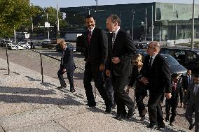 Emir of Qatar, Sheikh Tamim bin Hamad al-Thani during official state visit to Finland