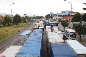 Truckers Transport Protest In Colombia