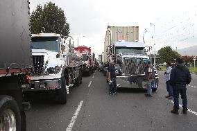 Truckers Transport Protest In Colombia