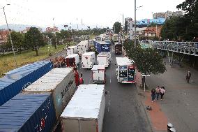 Truckers Transport Protest In Colombia