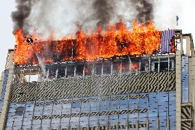 High-rise Drone Fire Drill in Fuzhou