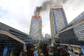 High-rise Drone Fire Drill in Fuzhou