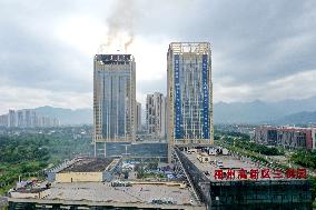 High-rise Drone Fire Drill in Fuzhou