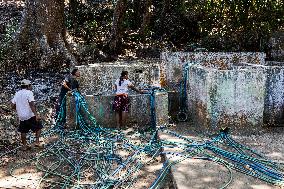 Indonesian Villagers Needed Clean Water During Drought Season