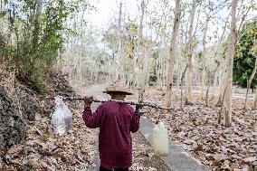 Indonesian Villagers Needed Clean Water During Drought Season