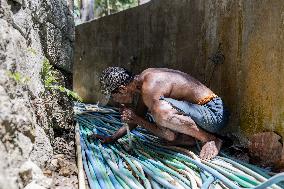 Indonesian Villagers Needed Clean Water During Drought Season