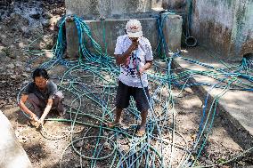 Indonesian Villagers Needed Clean Water During Drought Season