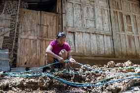 Indonesian Villagers Needed Clean Water During Drought Season