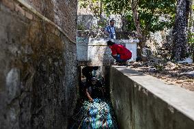 Indonesian Villagers Needed Clean Water During Drought Season