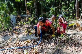 Indonesian Villagers Needed Clean Water During Drought Season