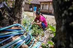 Indonesian Villagers Needed Clean Water During Drought Season