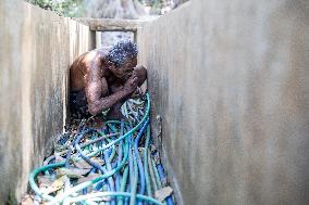 Indonesian Villagers Needed Clean Water During Drought Season