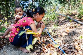 Indonesian Villagers Needed Clean Water During Drought Season