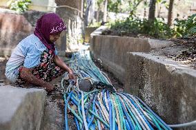 Indonesian Villagers Needed Clean Water During Drought Season