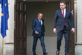 Taoiseach Harris Meets Polish PM After Key Talks In Kiev