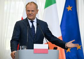 Taoiseach Harris Meets Polish PM After Key Talks In Kiev