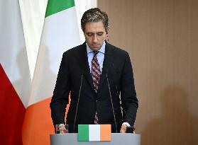 Taoiseach Harris Meets Polish PM After Key Talks In Kiev