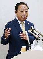 Ex-PM Noda in opposition party leadership race