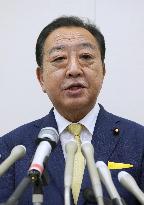 Ex-PM Noda in opposition party leadership race