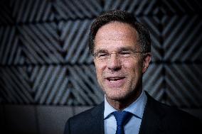 Prime Minister Of The Netherlands Mark Rutte At The European Council