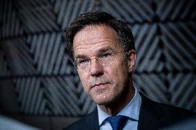 Prime Minister Of The Netherlands Mark Rutte At The European Council