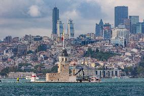 The Maiden's Tower In Istanbul