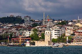 The Maiden's Tower In Istanbul