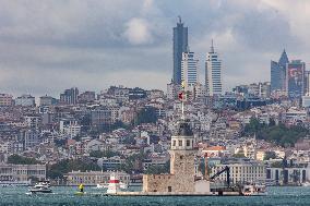 The Maiden's Tower In Istanbul