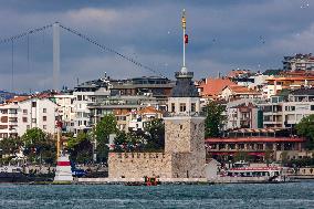 The Maiden's Tower In Istanbul