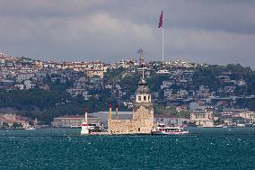 The Maiden's Tower In Istanbul