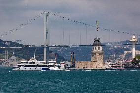 The Maiden's Tower In Istanbul