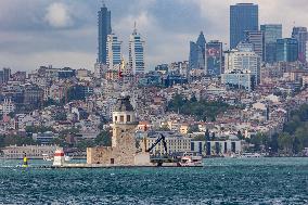 The Maiden's Tower In Istanbul