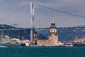 The Maiden's Tower In Istanbul