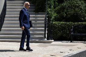 DC: President Biden Departs the White House