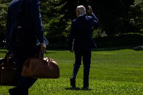 DC: President Biden Departs the White House