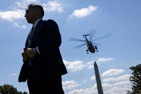 DC: President Biden Departs the White House