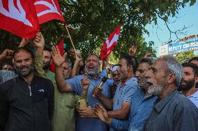 Omar Abdullah Filed His Nomination Papers For The Upcoming Assembly Elections In Kashmir