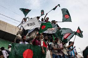 Thousands Of People Join 'Shahidi March' In Dhaka