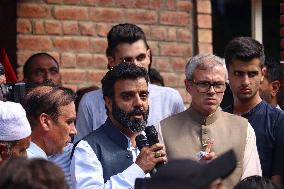 Omar Abdullah Filed His Nomination Papers For The Upcoming Assembly Elections In Kashmir